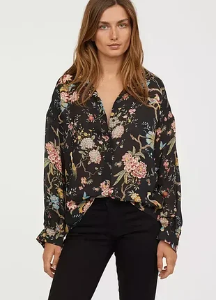 Узорчатая блузка