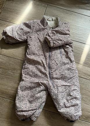 Зимовий комбінезон h&m  6-9 міс, 74