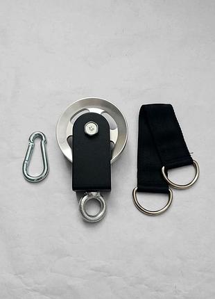 Шков (ролик) для тренажера, диаметр 9 см, металл