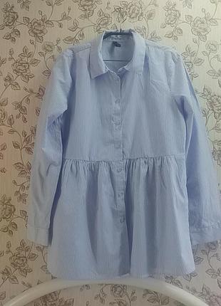 Красивая рубашка в полоску amisu