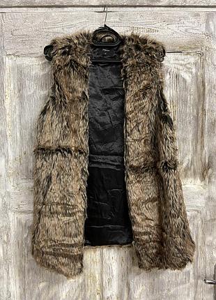 Жилет із штучного хутра papaya