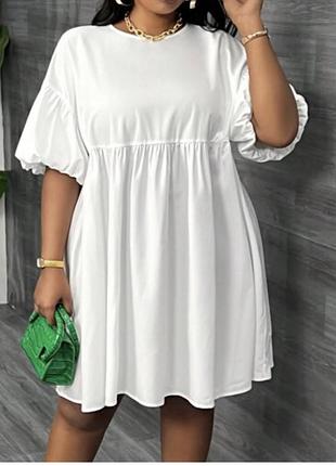 Сукня zara оверсайз, біла розмір l