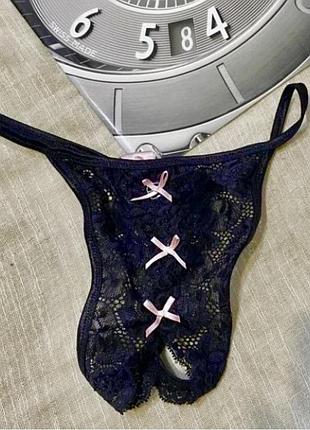 Avant-premiere круті чорні оригвнальні трусики