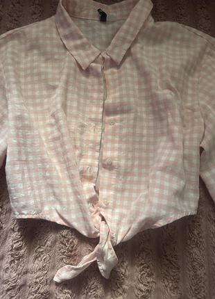 Сорочка, блузка топ клітинка
