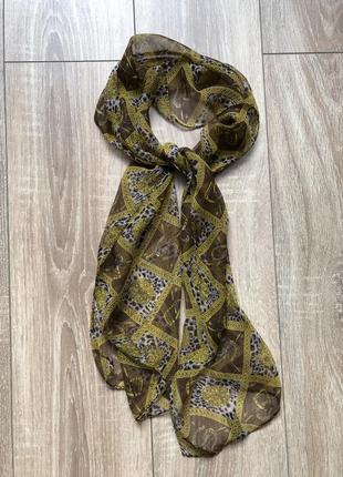 Італійський дизайнерський шовкова хустка косинка шарф renato balestra3 фото