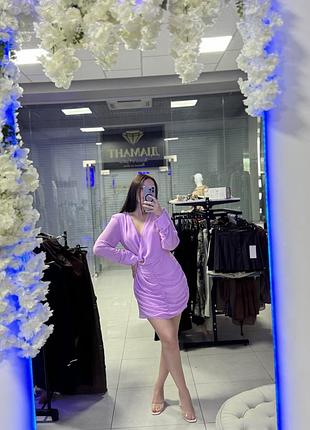 Ніжна лавандова сукня na-kd