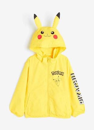Вітровка дощовик h&m pikachu