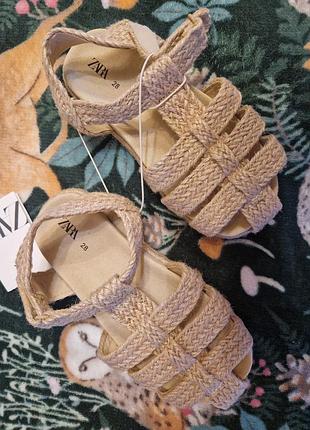 Новые детские сандалии zara для девочки