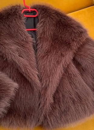 Эко меховая шубка автоледи невероятная шоколадная шуба мех