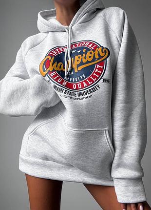 Худи на флисе без катышка