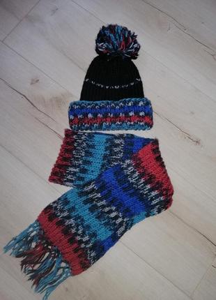 Шапка і шарф для хлопчика