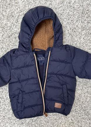 Курточка дитяча темно-синього кольору 12 міс демісезонна next