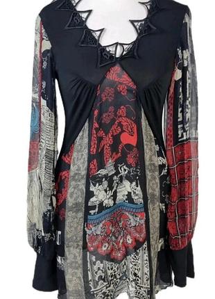 Save  the queen  красивое шелковое  платье винтаж 90годы