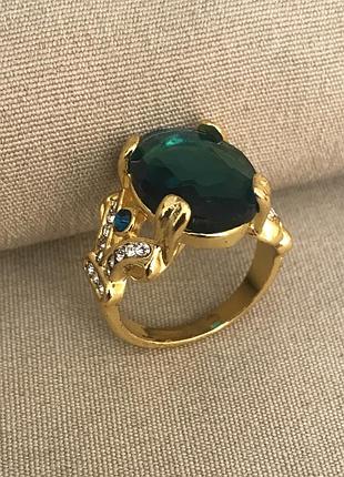 Розкішне кільце каблучка з кристалами