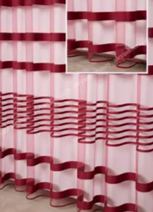 Тюль в смужку