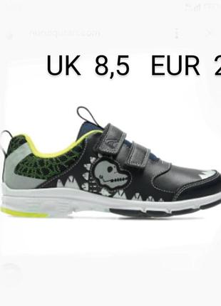 Уценка! кроссовки бренда clarks passrex made in vietnam u9 8,5 eur 26