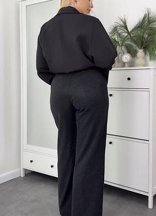 Нарядні блискучі штани ххл