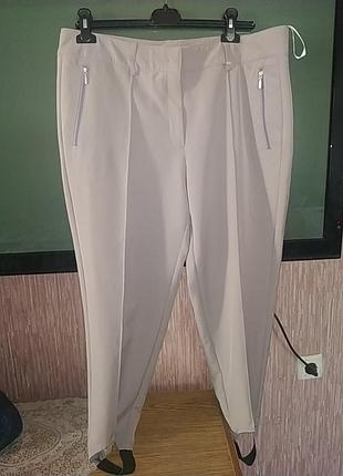 Шикарні, натуральні, блискучі штани зі штрипками collection l.