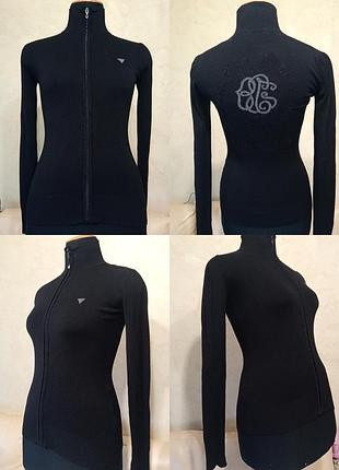 Черная кофта guess черный гольф на молнии водолазка