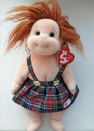 Ty beanie kids винтажная мягкая игрушка, кайма мягкая,текстиль коллекционная