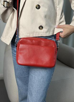 Сумочка з натуральної шкіри флотар