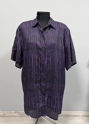 Льняна сорочка marina rinaldi