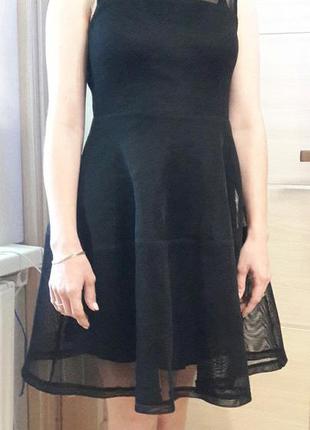 Платье сетка черное очень стильное3 фото