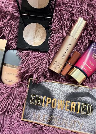 Набір косметики huda beauty, jlo beauty,color fix