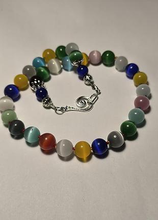 Ожерелье из кошачьего глаза