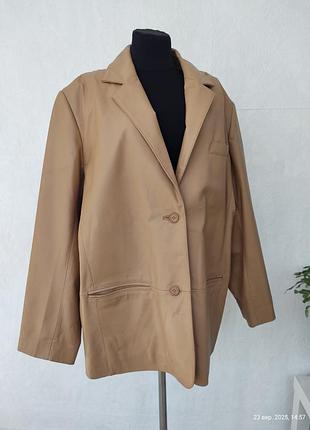 Пиджак натуральная кожа