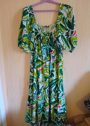 Віскозна ярусна сукня