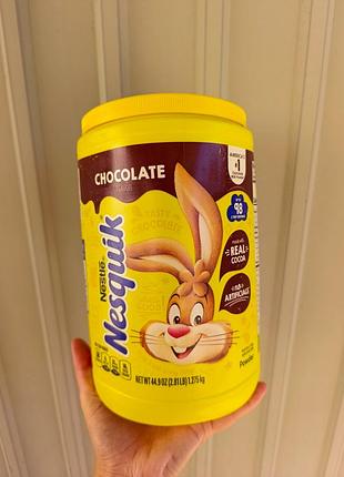 Nestlé сша chocolate nesquik несквик 1кг 275 грамм