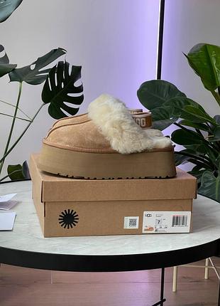 Ugg funkette slipper platform chestnut