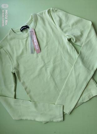 Новый базовый лонг из коттона