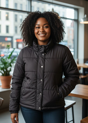 Женская куртка увеличенного размера