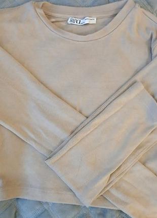 Кроп топ з рукавами