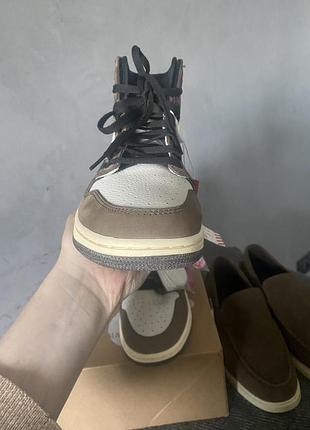 Кроссовки jordan 1 travis scott 5