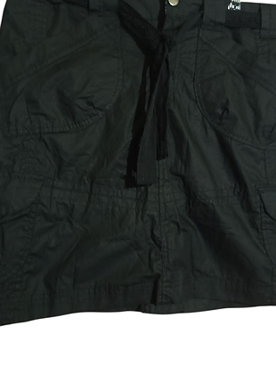 Черная хлопковая юбка, юбка без подкладки chicoree 
p1