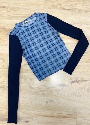 Кофта облягаюча напівпрозора zara