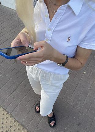 Біле поло ralph lauren