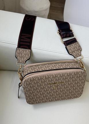 Сумка michael kors бежева 4