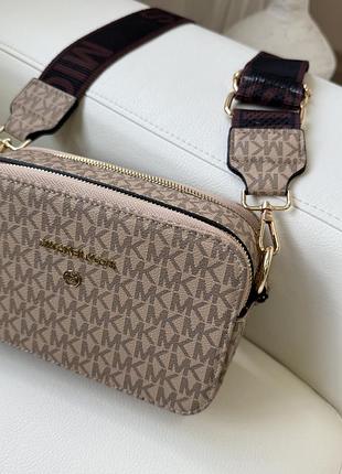 Сумка michael kors бежева 2