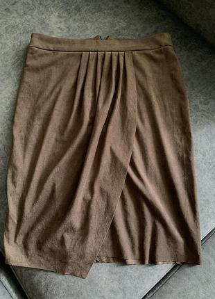 Спідниця на осінь замшева