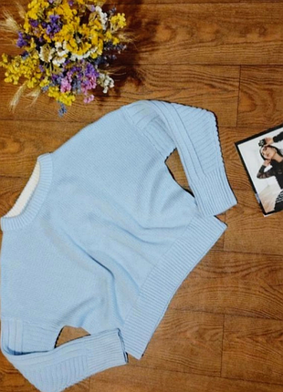 Свитер оверсайз, женский красивый свитер topshop, женская одежда