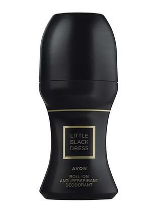 Дезодорант-антиперспірант з кульковим аплікатором little black dress, 50 мл avon / ейвон літл блек дрес