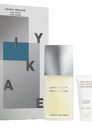 Issey miyake l'eau d'issey pour homme набір (edt/125ml + sh/gel/50ml + ash/balm/50ml)