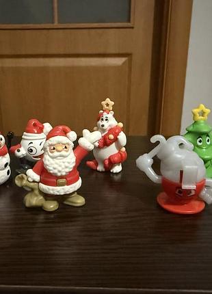 Игрушки kinder joy christmas 2021
