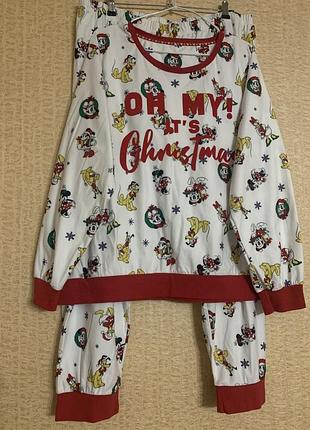 Піжама жіноча 54-58 розмір 20-22 disney miskey❤️💚