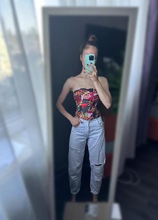 Джинси білі bershka