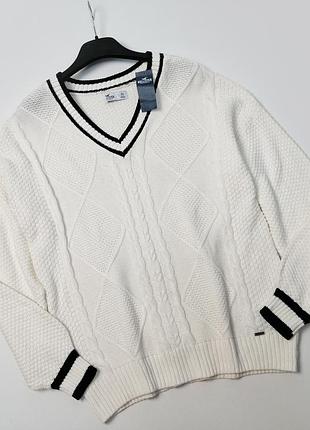 Женский натуральный свитер hollister